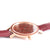 Woodstone Serenity Rosewood Women's Wooden Watches - Rosegold Side