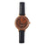 Serenity Black Sandalwood - Rose Gold Women's Wooden Watch